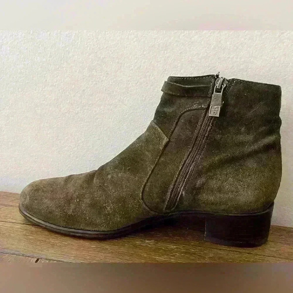 Alberto Fermani Green Suede Boots Womens size 7.5 US - Picture 3 of 9
